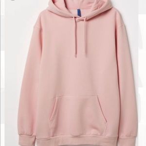 salmon pink mens hoodie
